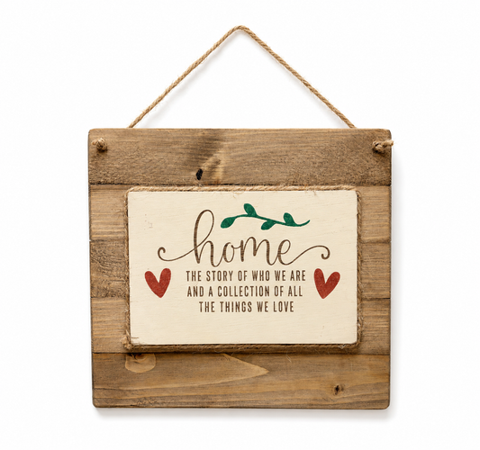Country Hanging Sign - Home Story
