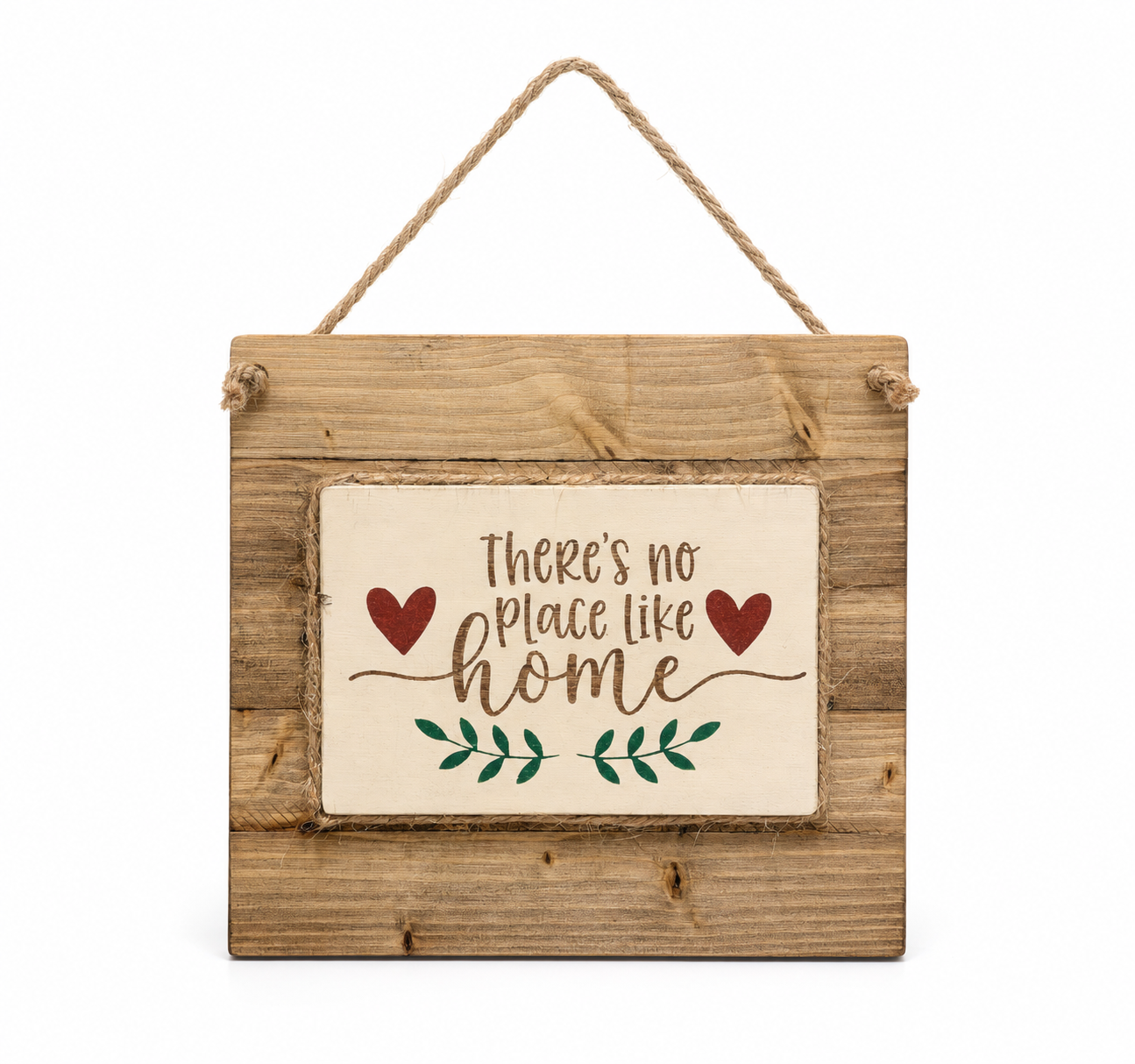 Country Hanging Sign - No Place Like Home