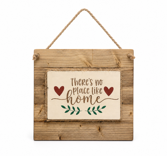 Country Hanging Sign - No Place Like Home
