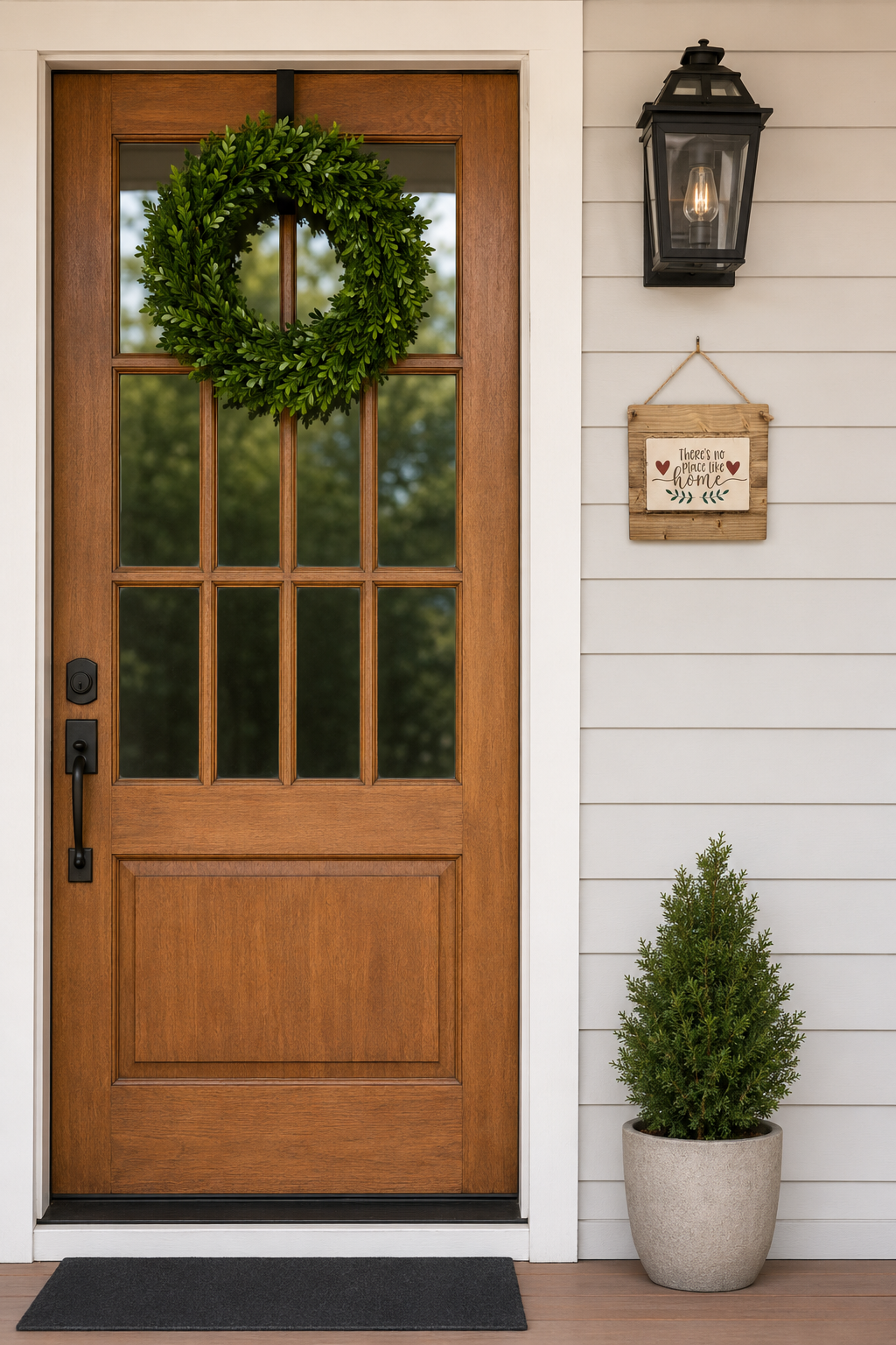 Country Hanging Sign - No Place Like Home